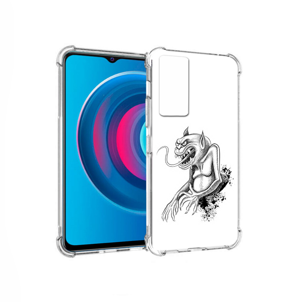 

Чехол MyPads Tocco для Vivo Y74s чорт (PT224892.430.692), Прозрачный, Tocco