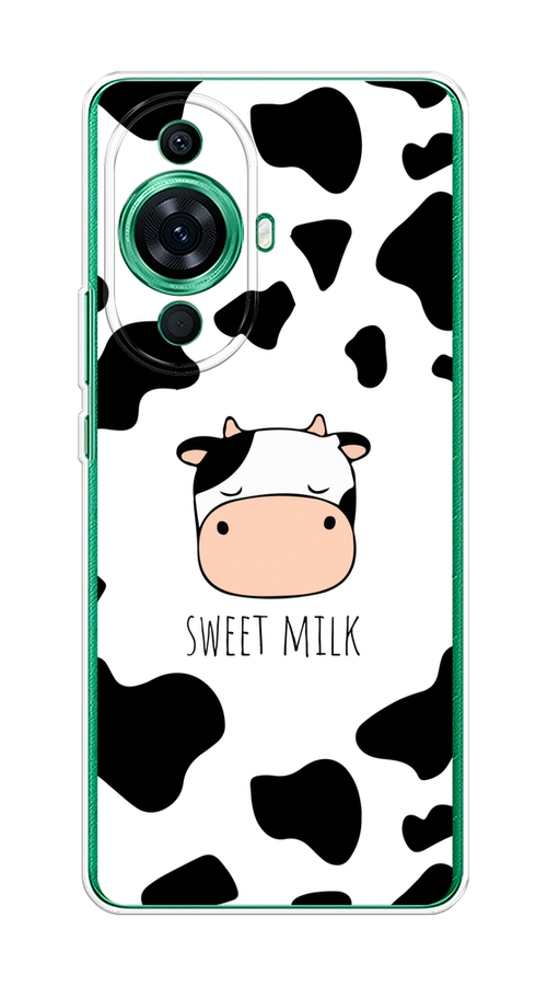 

Чехол на Huawei Nova 11 Pro "Sweet milk", Розовый;белый;черный, 6121350-1