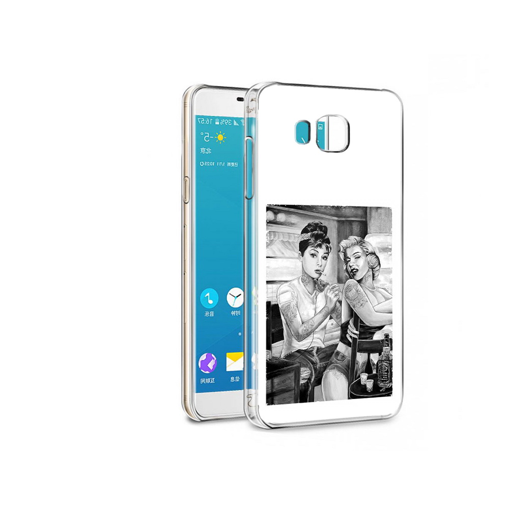 

Чехол MyPads Tocco для Samsung Galaxy C7 Pro тату мастер (PT74619.550.637), Прозрачный, Tocco