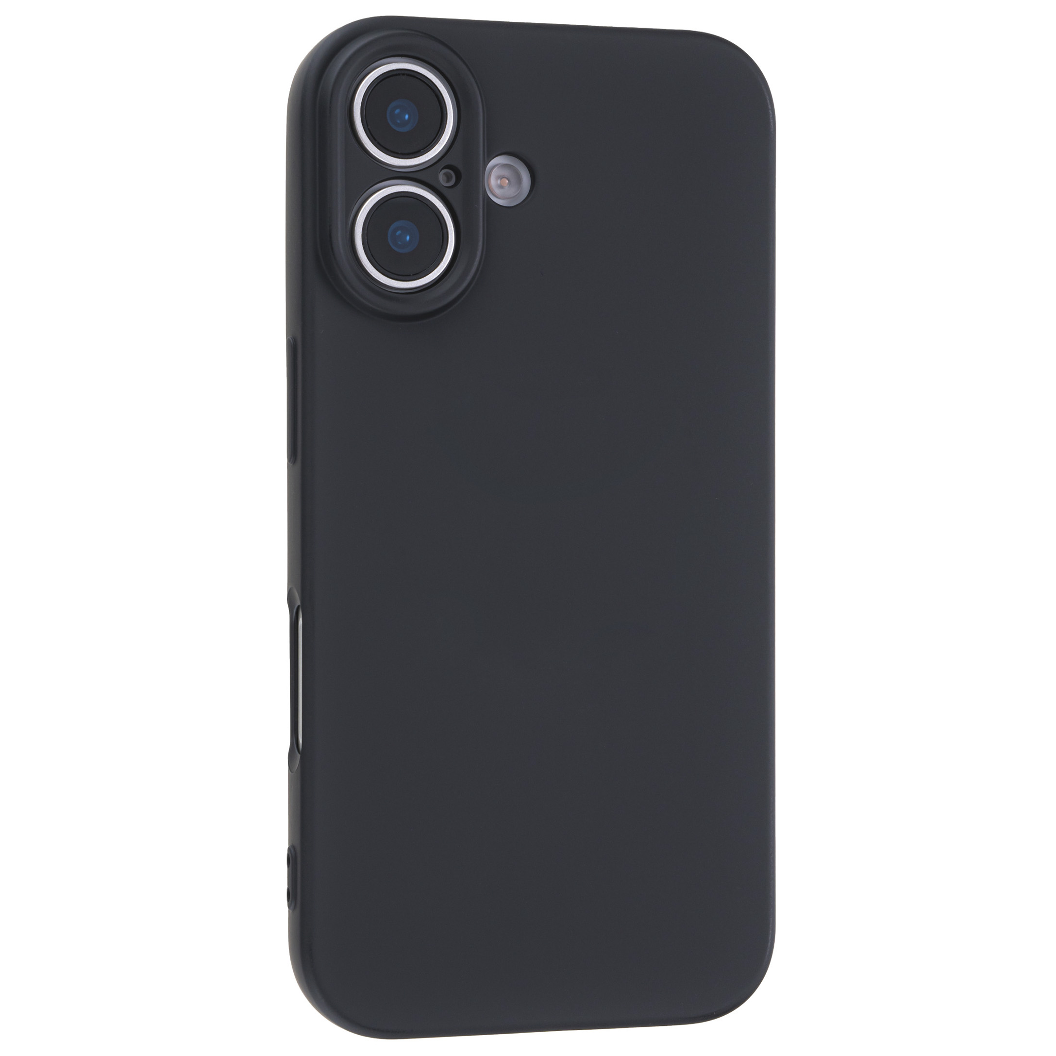 

Чехол силиконовый для iPhone 16, с микрофиброй внутри, с защитой камеры, X-Case, черный