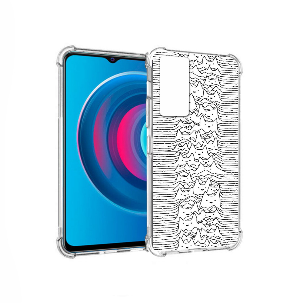 

Чехол MyPads Tocco для Vivo Y74s черно белые коты 3D (PT224892.430.682), Прозрачный, Tocco
