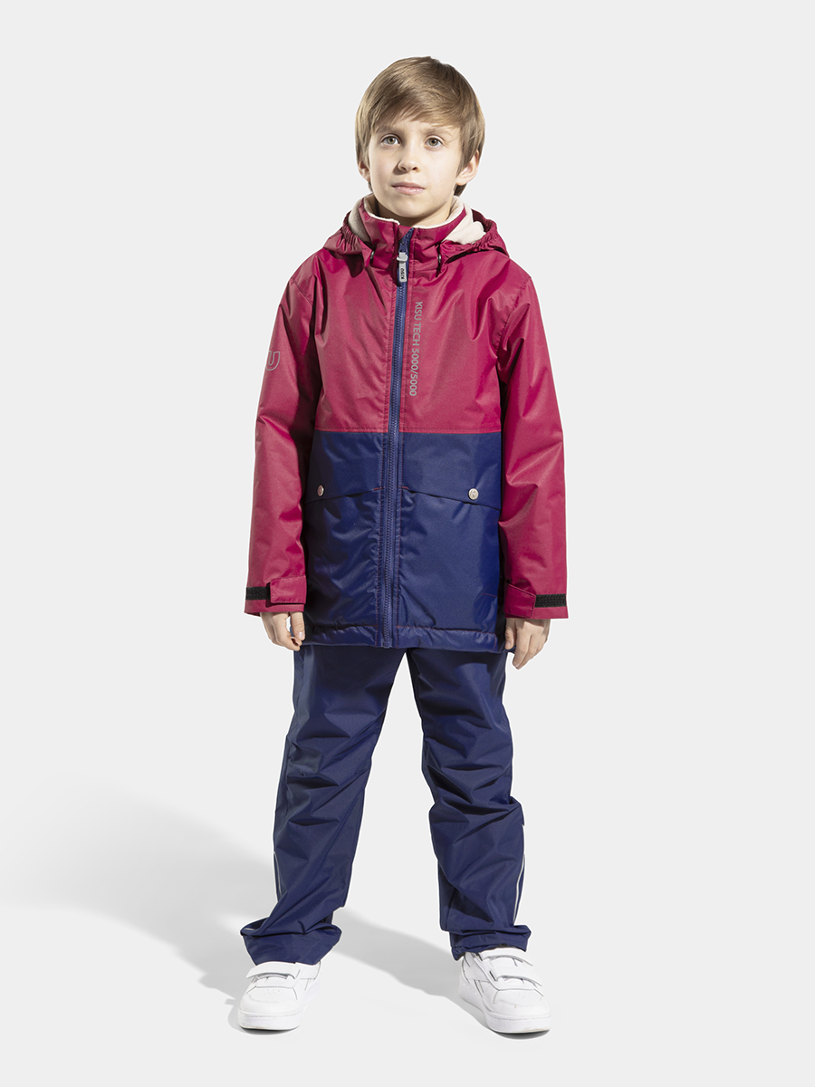 

Куртка детская KISU S23-10301, 502, размер 104, Бордовый, S23-10301