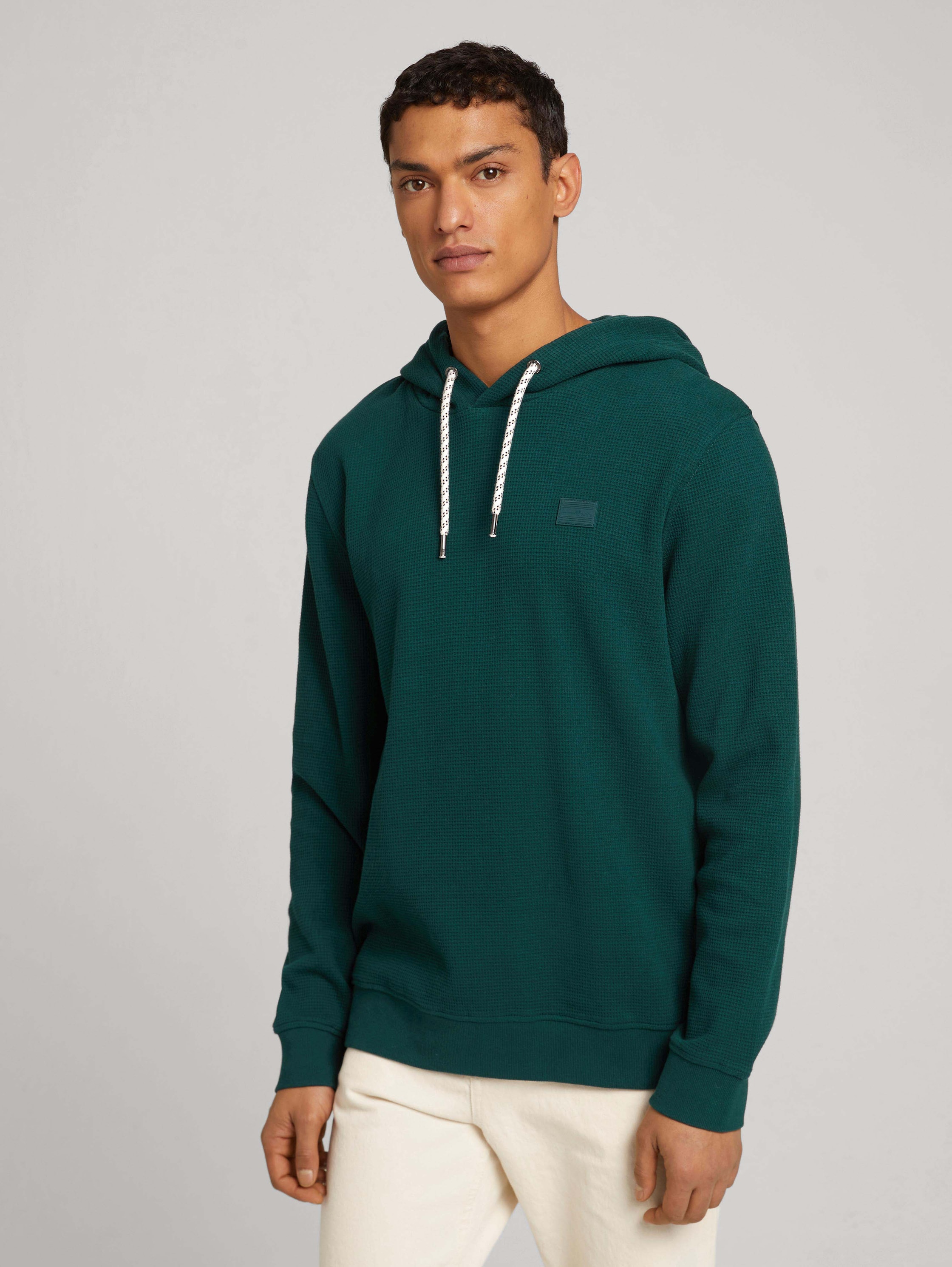 

Толстовка мужская TOM TAILOR 1029329 зеленая XL, 1029329