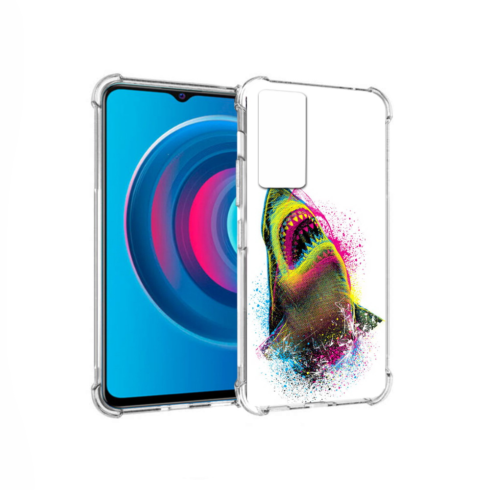 

Чехол MyPads Tocco для Vivo Y74s челюсти-2 (PT224892.430.674), Прозрачный, Tocco