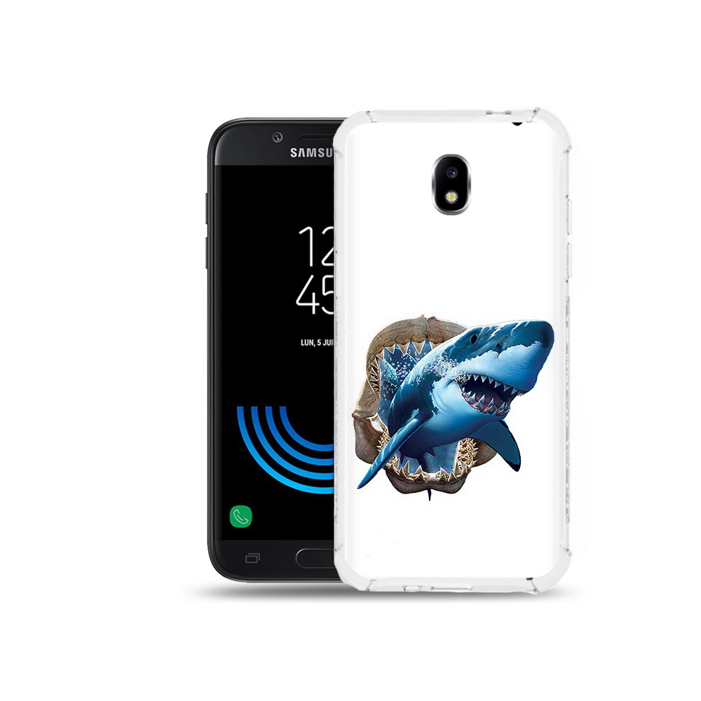 

Чехол MyPads Tocco для Samsung Galaxy J5 (2017) челюсти, Прозрачный, Tocco