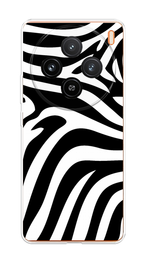

Чехол на Vivo X100 "Полоски зебры", Черный;белый;бежевый, 2611750-1
