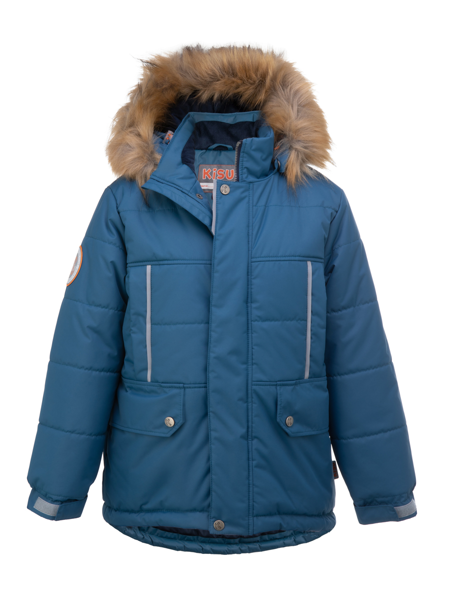 

Куртка детская KISU W22-10301T, 907, размер 164, Синий, W22-10301T