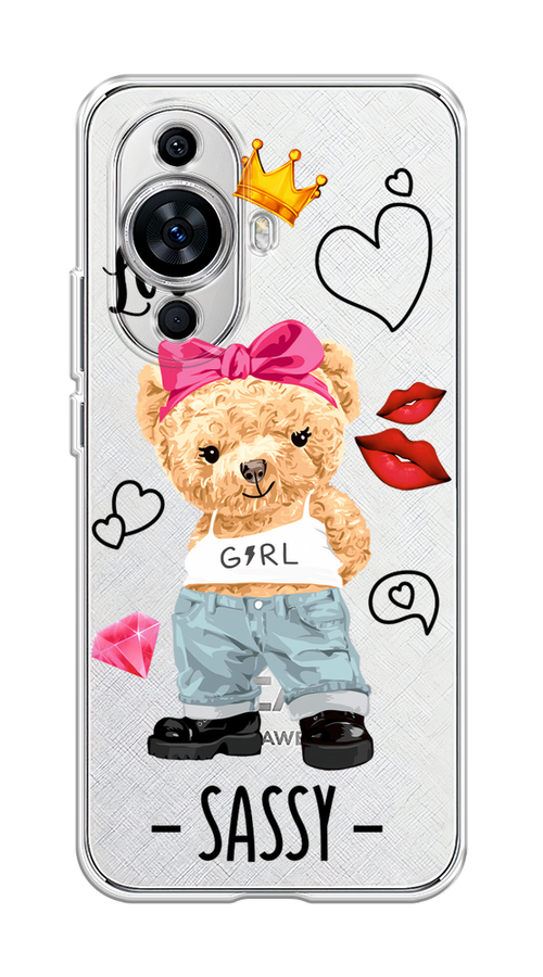 

Чехол на Huawei Nova 11 "Sugar Mommy", Голубой;белый;розовый, 6121250-6