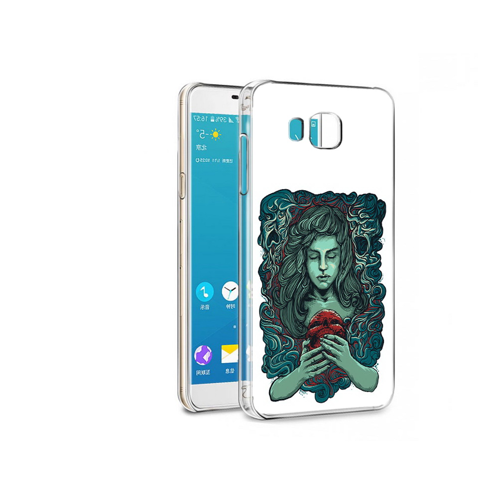 Чехол MyPads Tocco для Samsung Galaxy C7 Pro спящая девушка (PT74619.550.619)