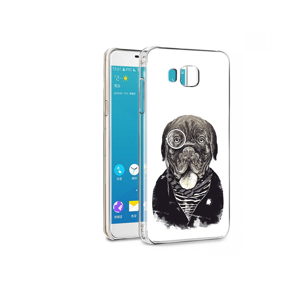 

Чехол MyPads Tocco для Samsung Galaxy C7 Pro солидный песик (PT74619.550.615), Прозрачный, Tocco