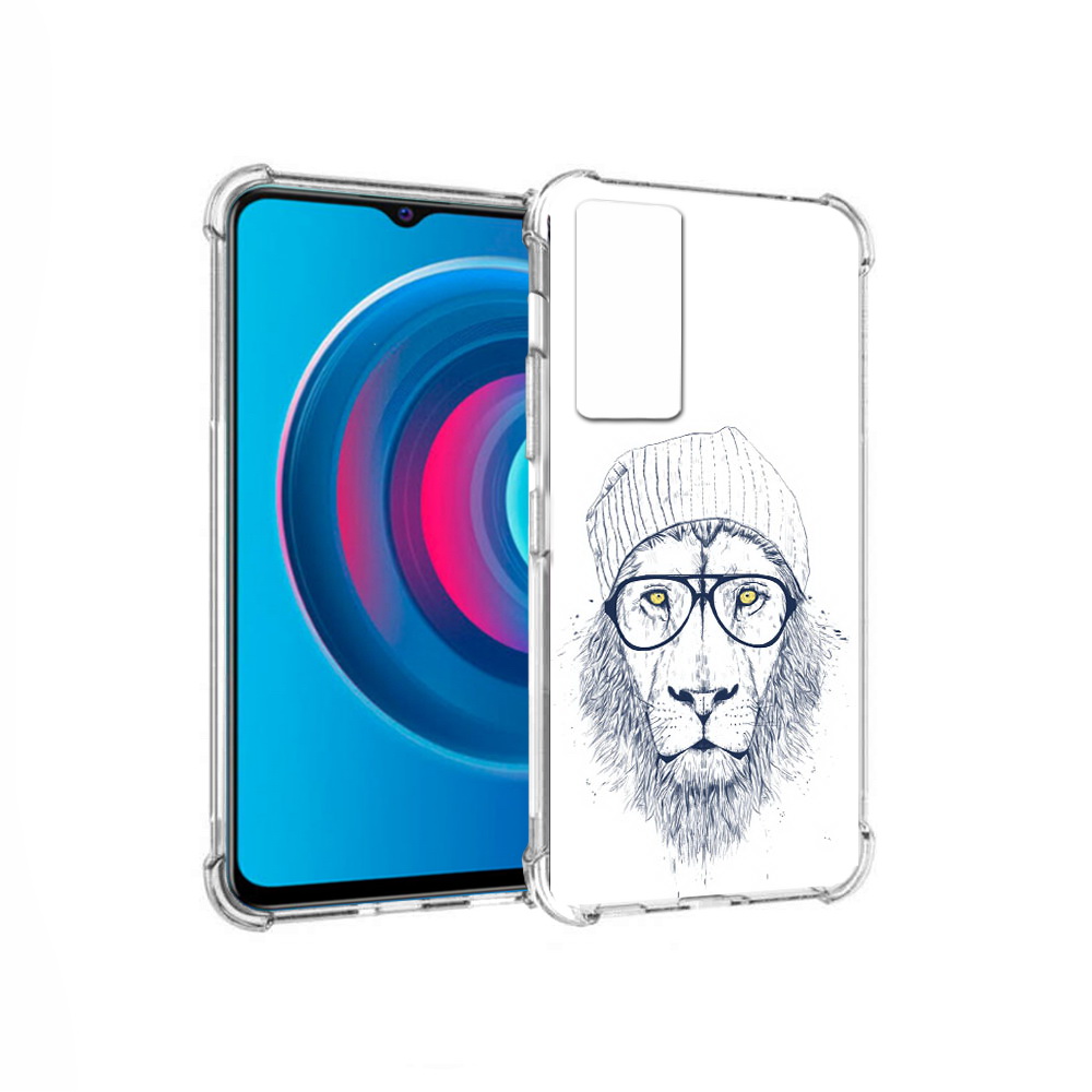 

Чехол MyPads Tocco для Vivo Y74s хиппи лев (PT224892.430.663), Прозрачный, Tocco