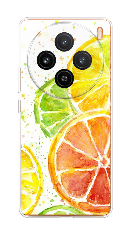 

Чехол на Vivo X100 "Цитрусовые", Белый;желтый;красный;зеленый, 2611750-1