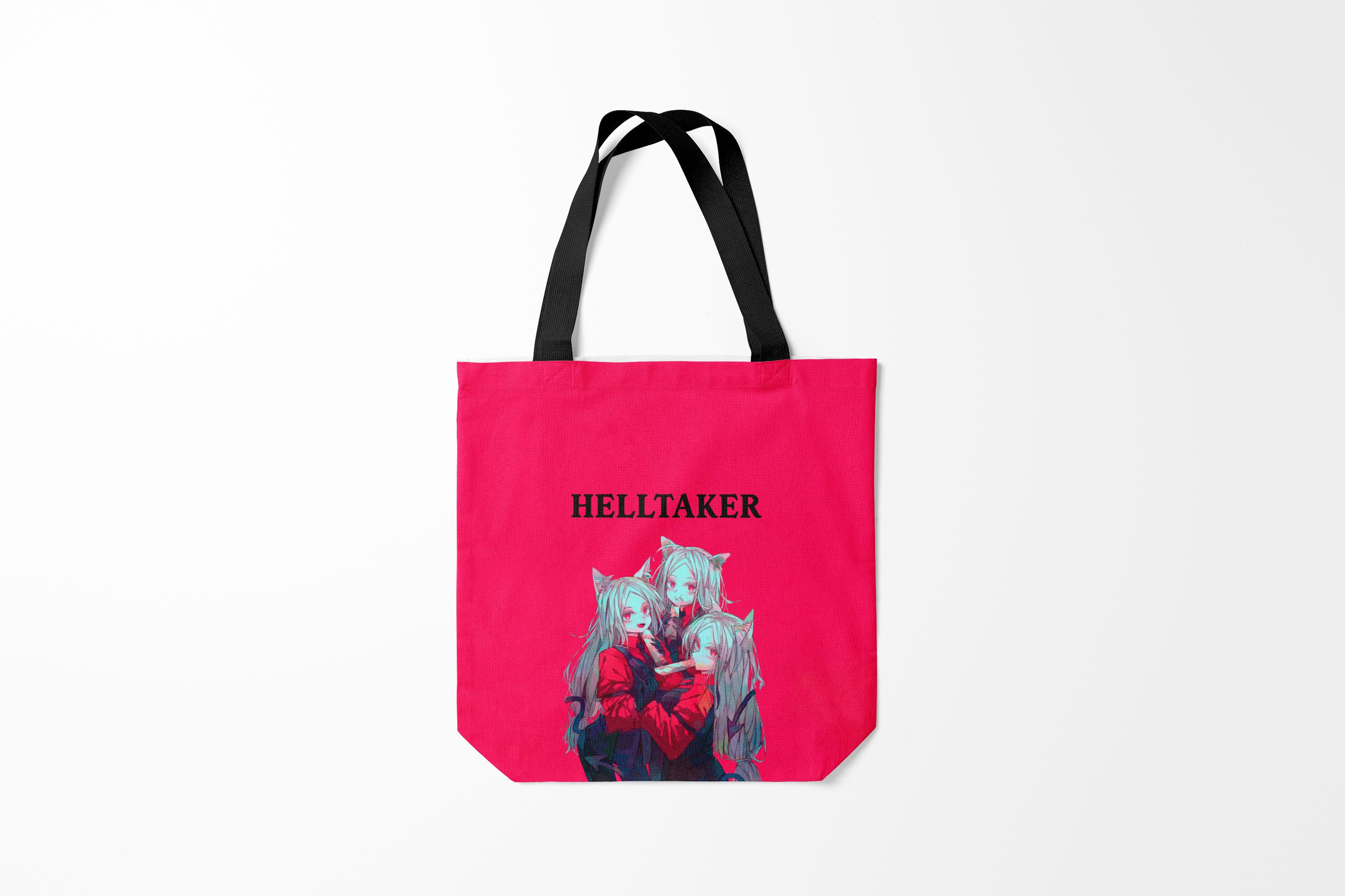 

Сумка шoппер унисекс Burnettie Helltaker, красный, Helltaker