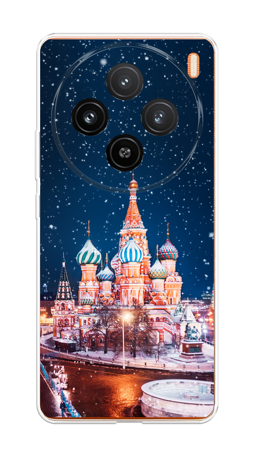 

Чехол на Vivo X100 "Москва 1", Коричневый;синий;белый, 2611750-1