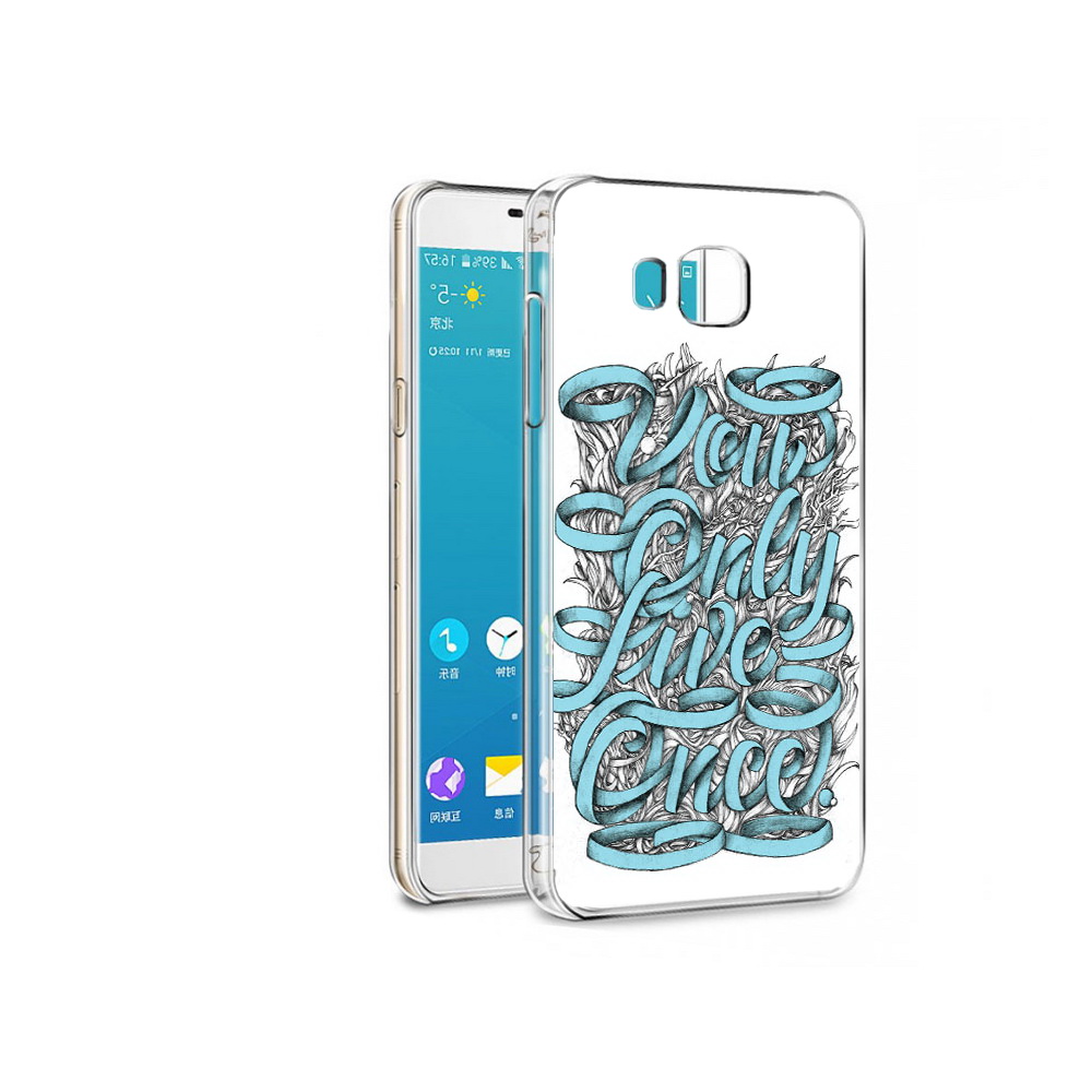 

Чехол MyPads Tocco для Samsung Galaxy C7 Pro слова из ленты абстракция (PT74619.550.607), Прозрачный, Tocco