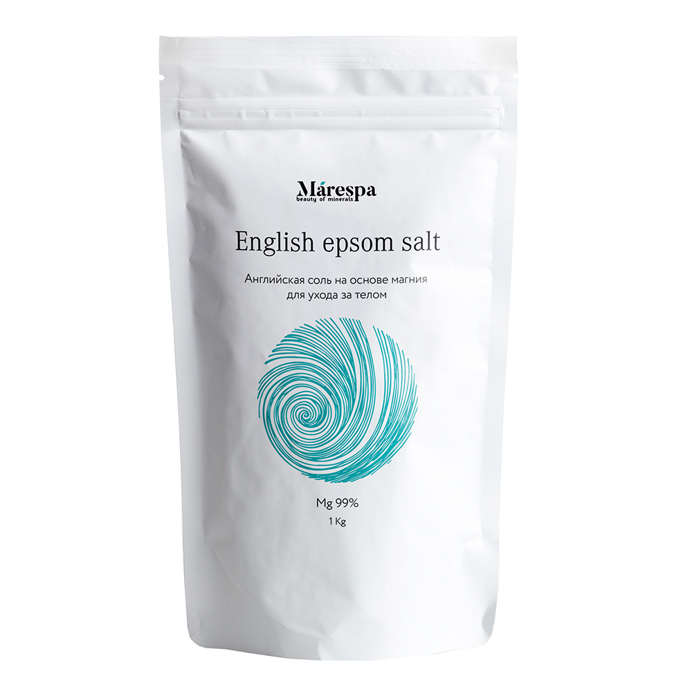 фото Соль для ванны english epsom salt на основе магния marespa 1000 г