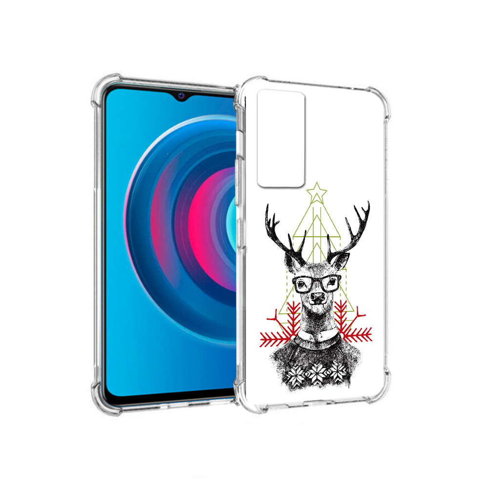 

Чехол MyPads Tocco для Vivo Y74s умный олень (PT224892.430.652), Прозрачный, Tocco
