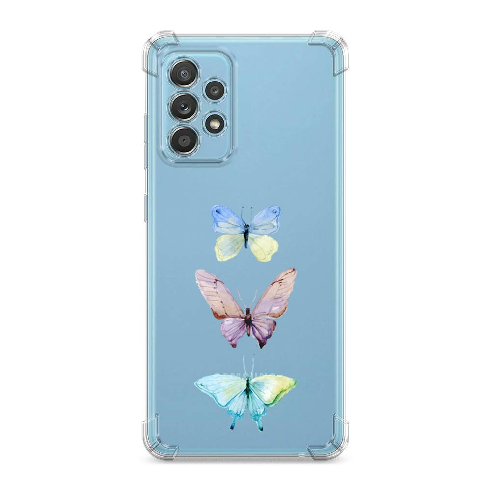 

Чехол Awog на Samsung Galaxy A33 "Акварельные бабочки", Фиолетовый, 2104451-1