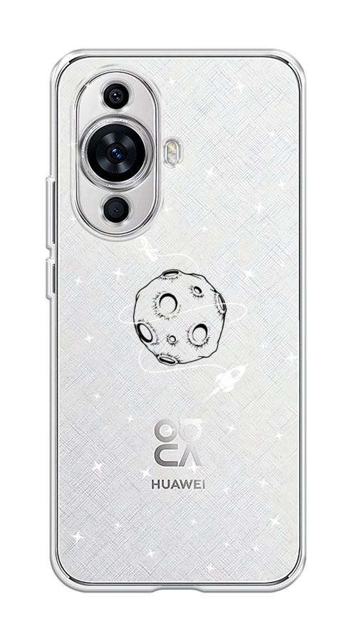 

Чехол на Huawei Nova 11 "Полет вокруг луны", Белый;серый;черный, 6121250-2