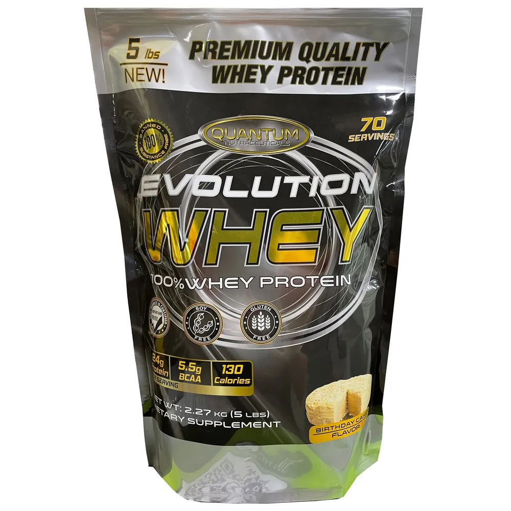 фото Протеин quntum nutraceuticaals evolution whey - 2270 грамм, праздничный торт quantum nutraceuticals