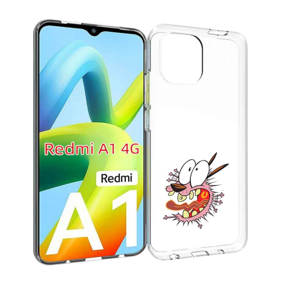 

Чехол Mypads Испуганный Бобик Для Xiaomi Redmi A1, Прозрачный, Tocco