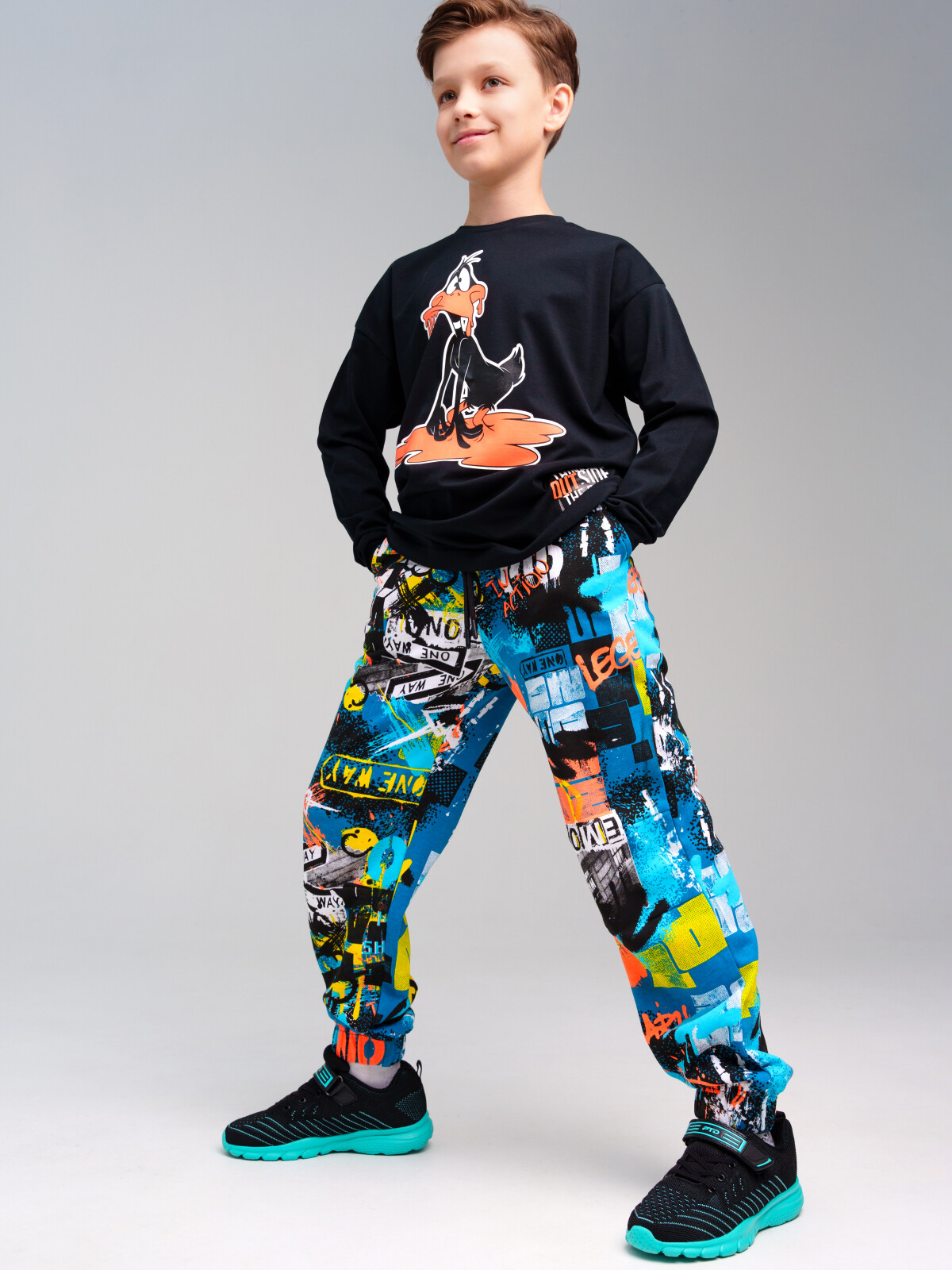 

Брюки детские PlayToday 32411366, разноцветный, 176, 32411366