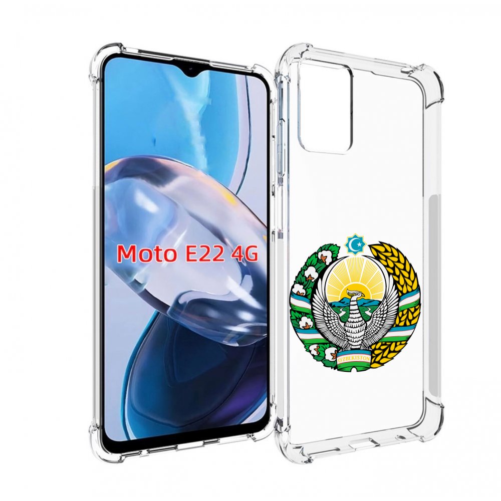 

Чехол MyPads герб-узбекистана для Motorola Moto E22 4G / E22i 4G, Прозрачный, Tocco