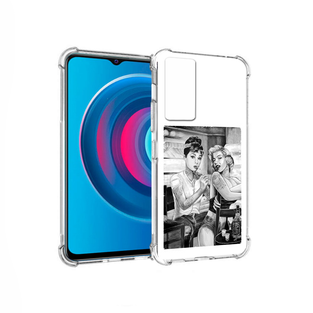 

Чехол MyPads Tocco для Vivo Y74s тату мастер (PT224892.430.637), Прозрачный, Tocco