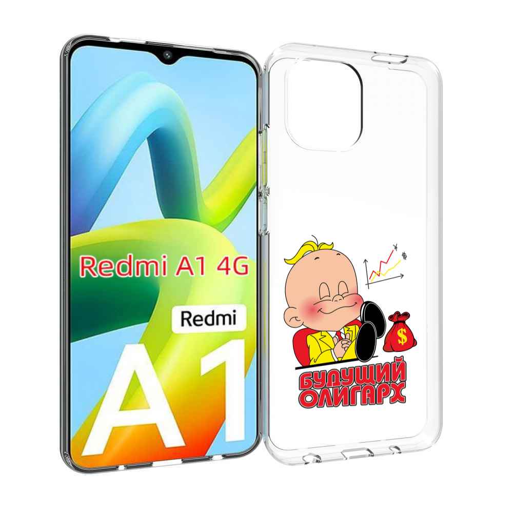 

Чехол Mypads Будущий Олигарх Для Xiaomi Redmi A1, Прозрачный, Tocco