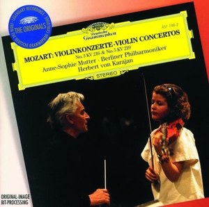 MOZART: Violinkonzerte. Mutter / Karajan (cd)