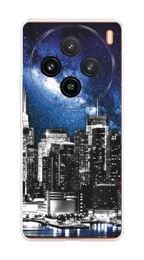 

Чехол на Vivo X100 "Космический Нью-Йорк", Синий;серый, 2611750-1