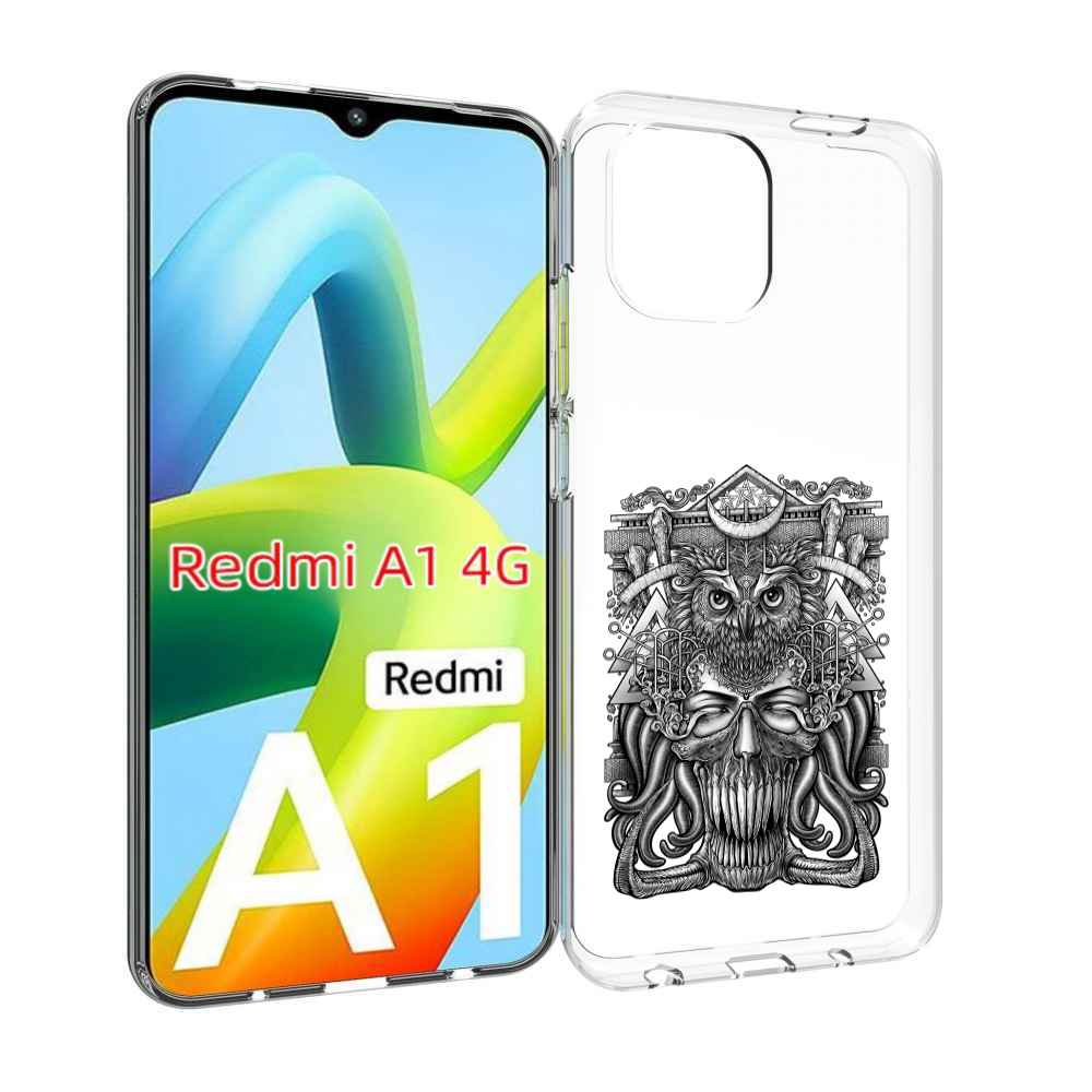 

Чехол Mypads Зубастая Сова Для Xiaomi Redmi A1, Прозрачный, Tocco