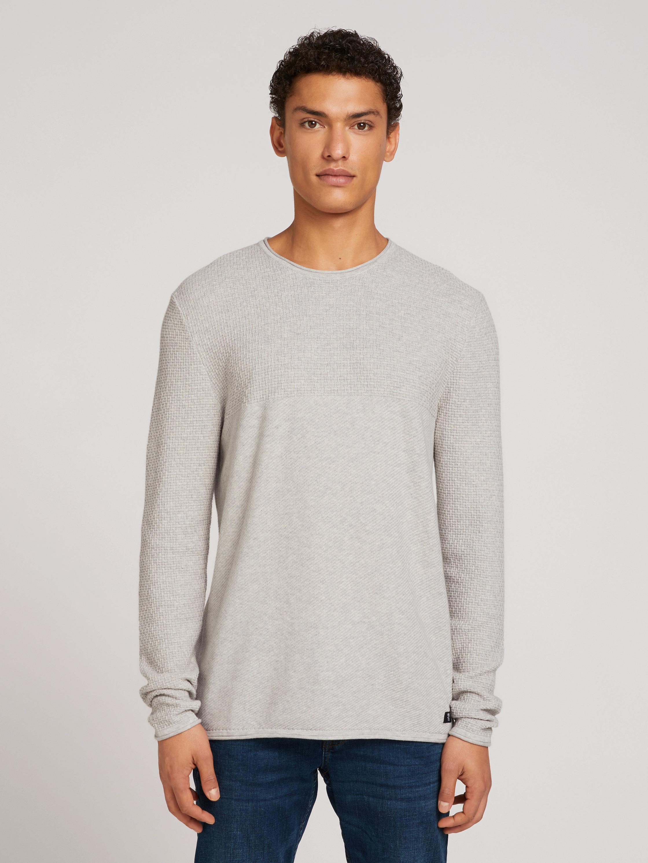 

Джемпер мужской TOM TAILOR 1028648 серый L, 1028648