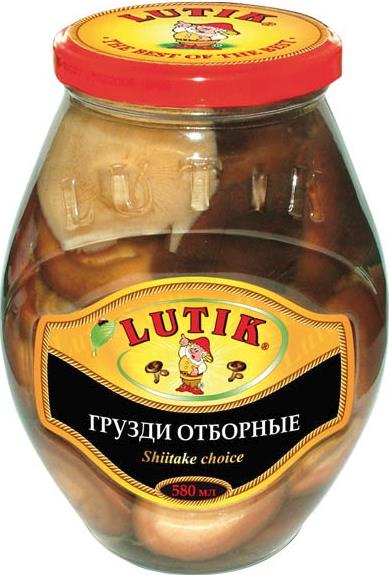 Грузди Lutik отборные в маринаде 530 г