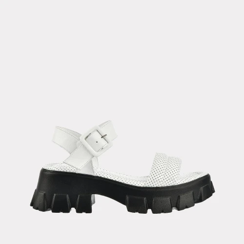 

Босоножки женские Versiya shop 214 312-T612 белые 36 RU, 214 312-T612