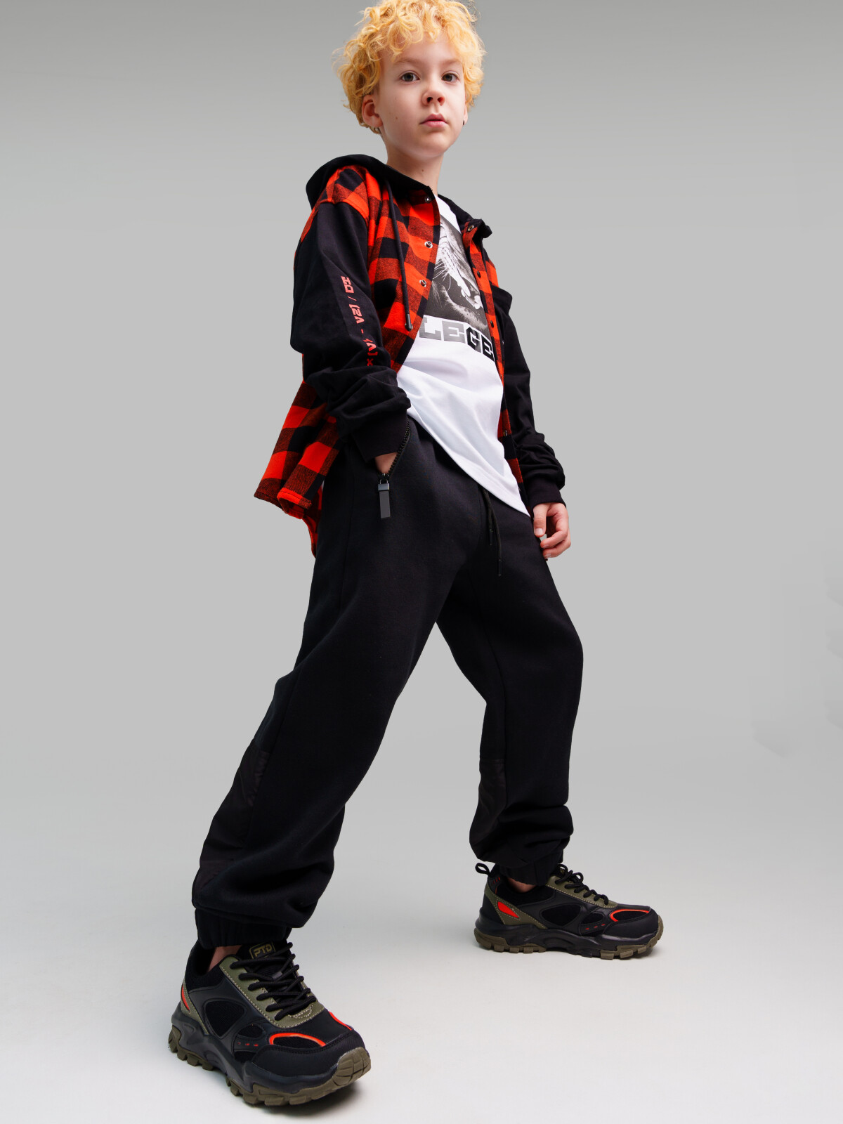 

Брюки детские PlayToday 32411074, черный, 152, 32411074