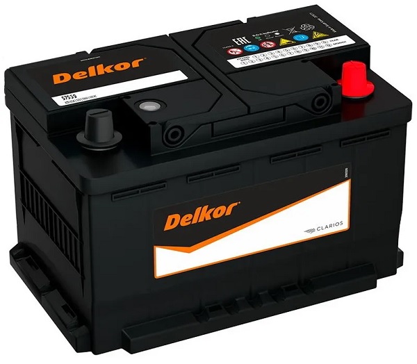 

Аккумулятор Delkor Euro 75 А/ч 650 А обр. пол. низкий 57539 Евро авто (278х175х175)