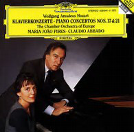 

MOZART: Klavierkonz. 17+21. Pires / Abbado, 1 CD