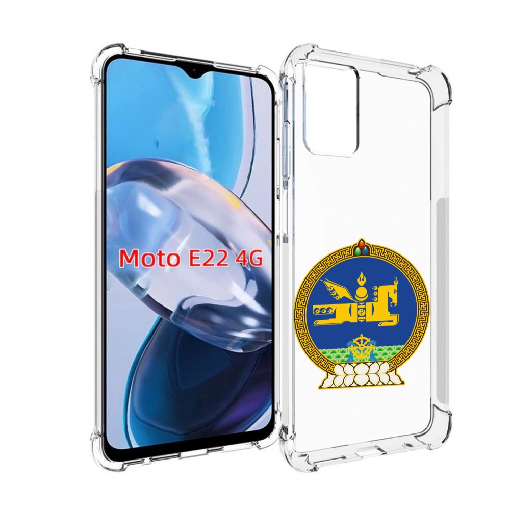 

Чехол MyPads герб-монголия для Motorola Moto E22 4G / E22i 4G, Прозрачный, Tocco