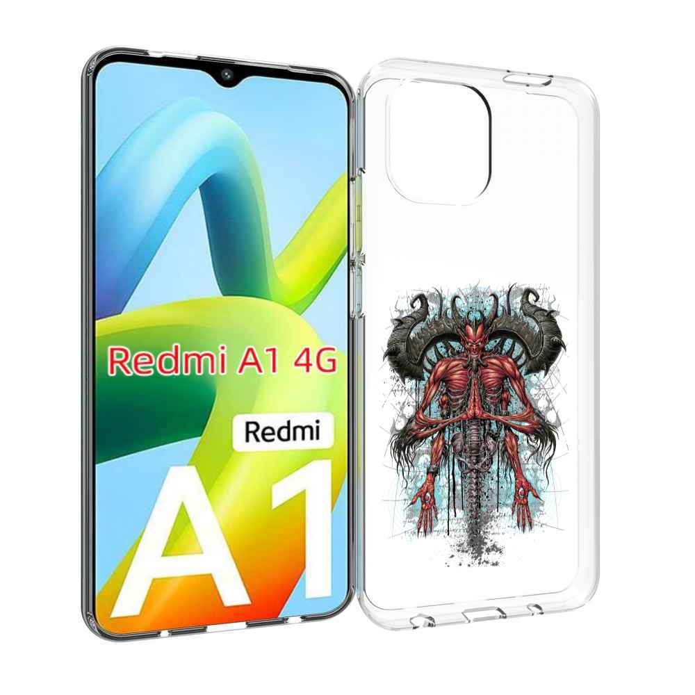 

Чехол Mypads Дьявол Для Xiaomi Redmi A1, Прозрачный, Tocco