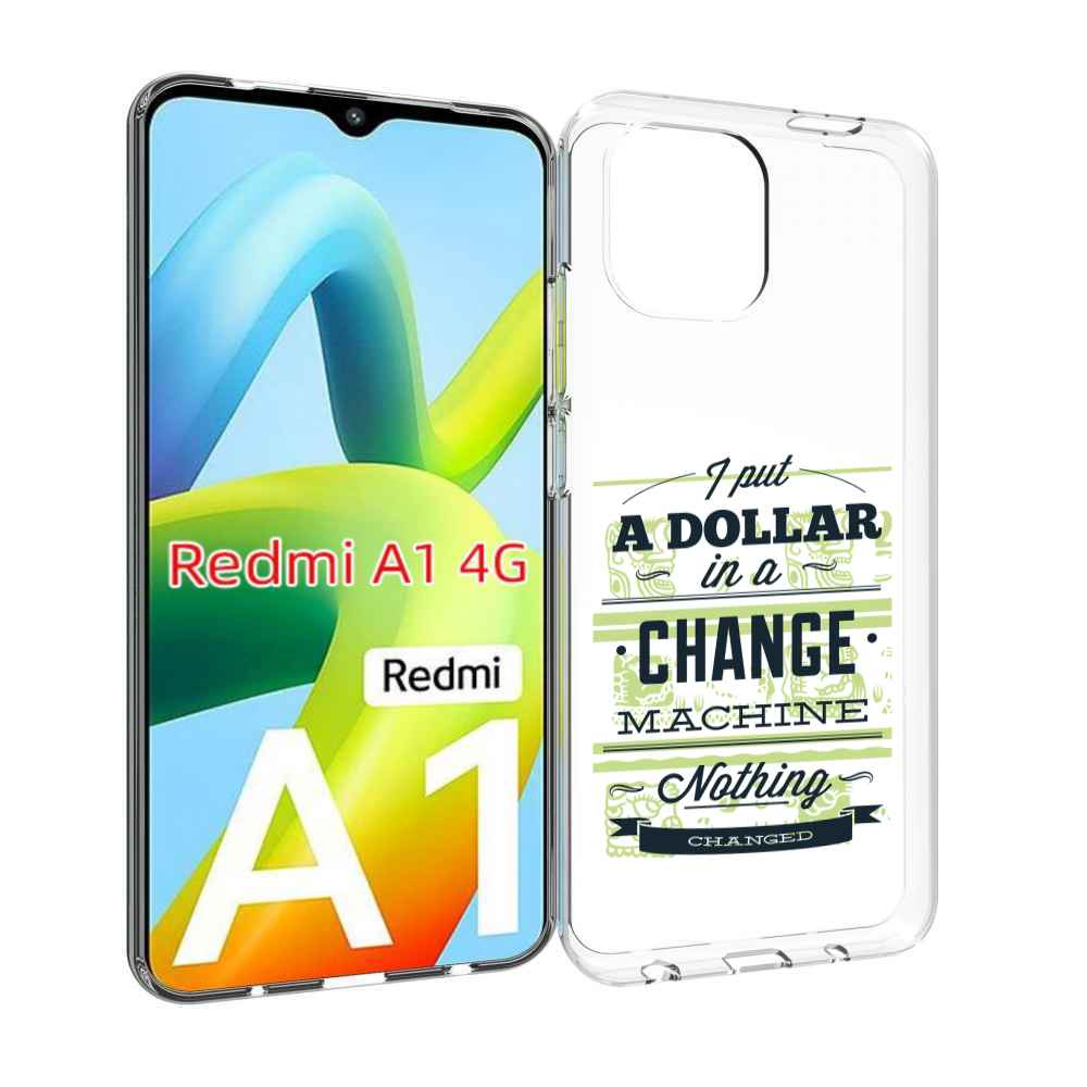 

Чехол Mypads Доллар Надпись Для Xiaomi Redmi A1, Прозрачный, Tocco