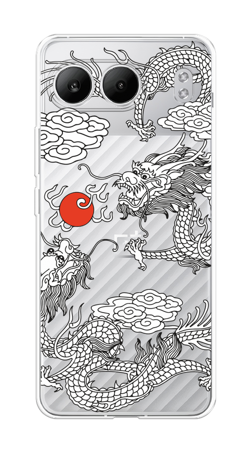 

Чехол на OnePlus Nord 4 5G "Драконы с ножом", Прозрачный;черный;белый, 155250-1
