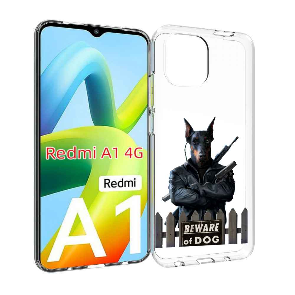 

Чехол Mypads Доберман Для Xiaomi Redmi A1, Прозрачный, Tocco