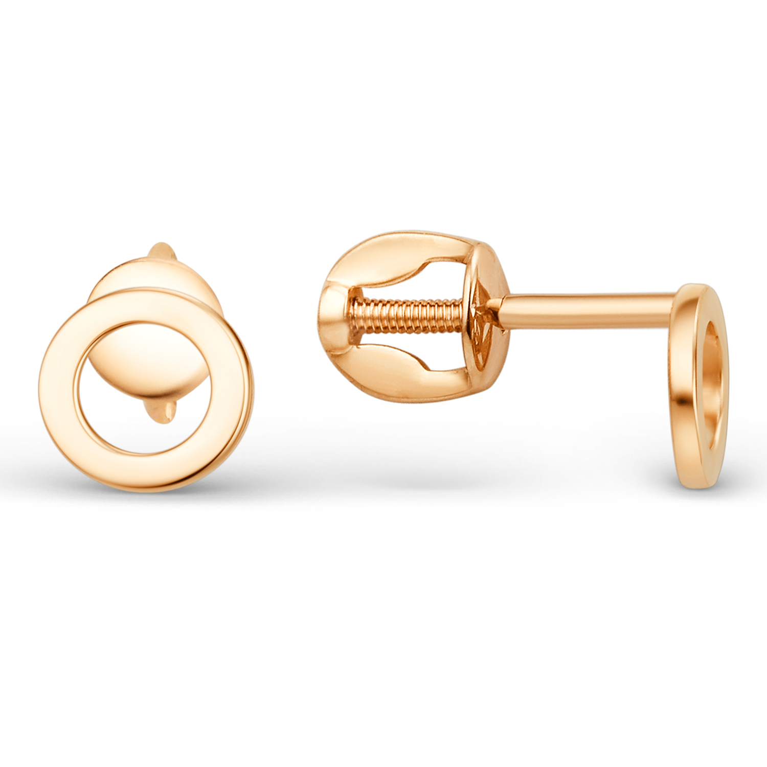 

Серьги пусеты из золота DINASTIA.GOLD 015132, 015132