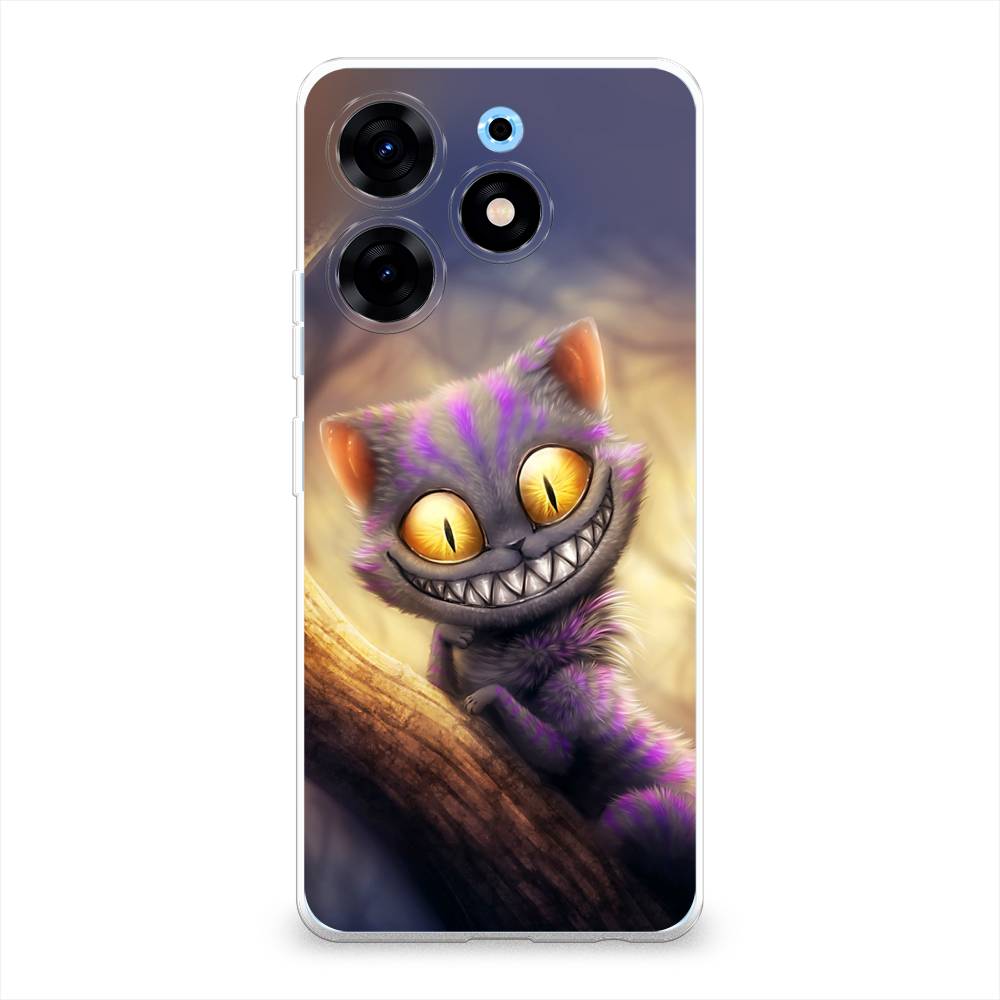 

Силиконовый чехол "Cheshire Cat" на Tecno Spark 10 Pro, Разноцветный