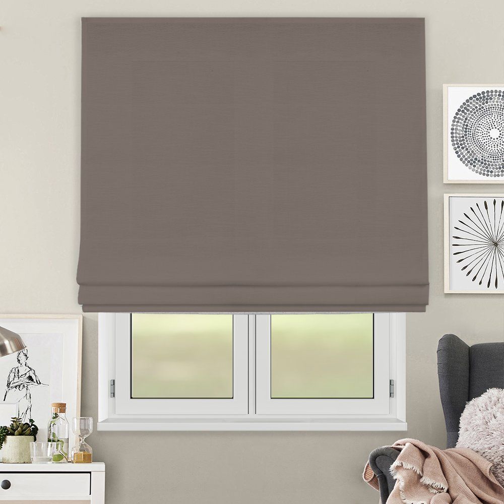 

Римская штора OLEXDECO Монро Dim-out Никелевый 160х170 см, RIM-MONRO
