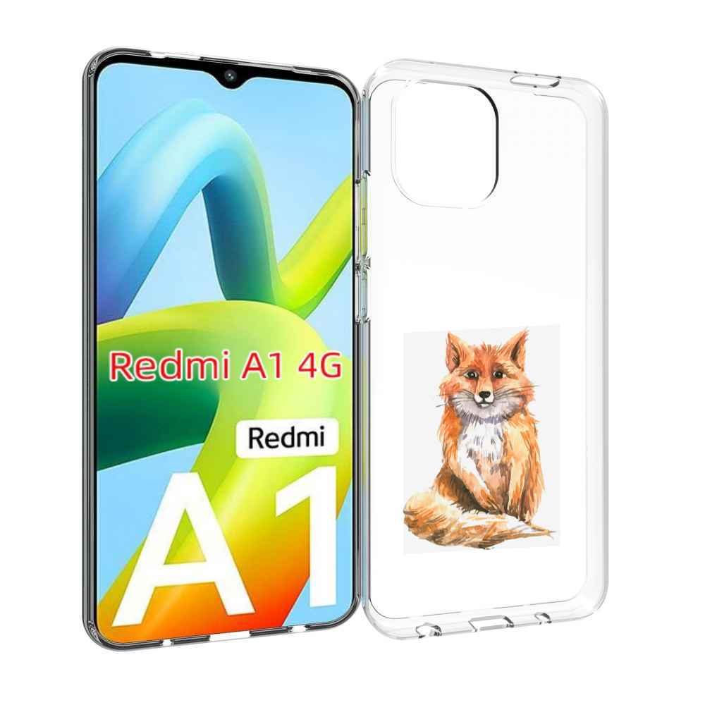 

Чехол Mypads Детская Лиса Для Xiaomi Redmi A1, Прозрачный, Tocco