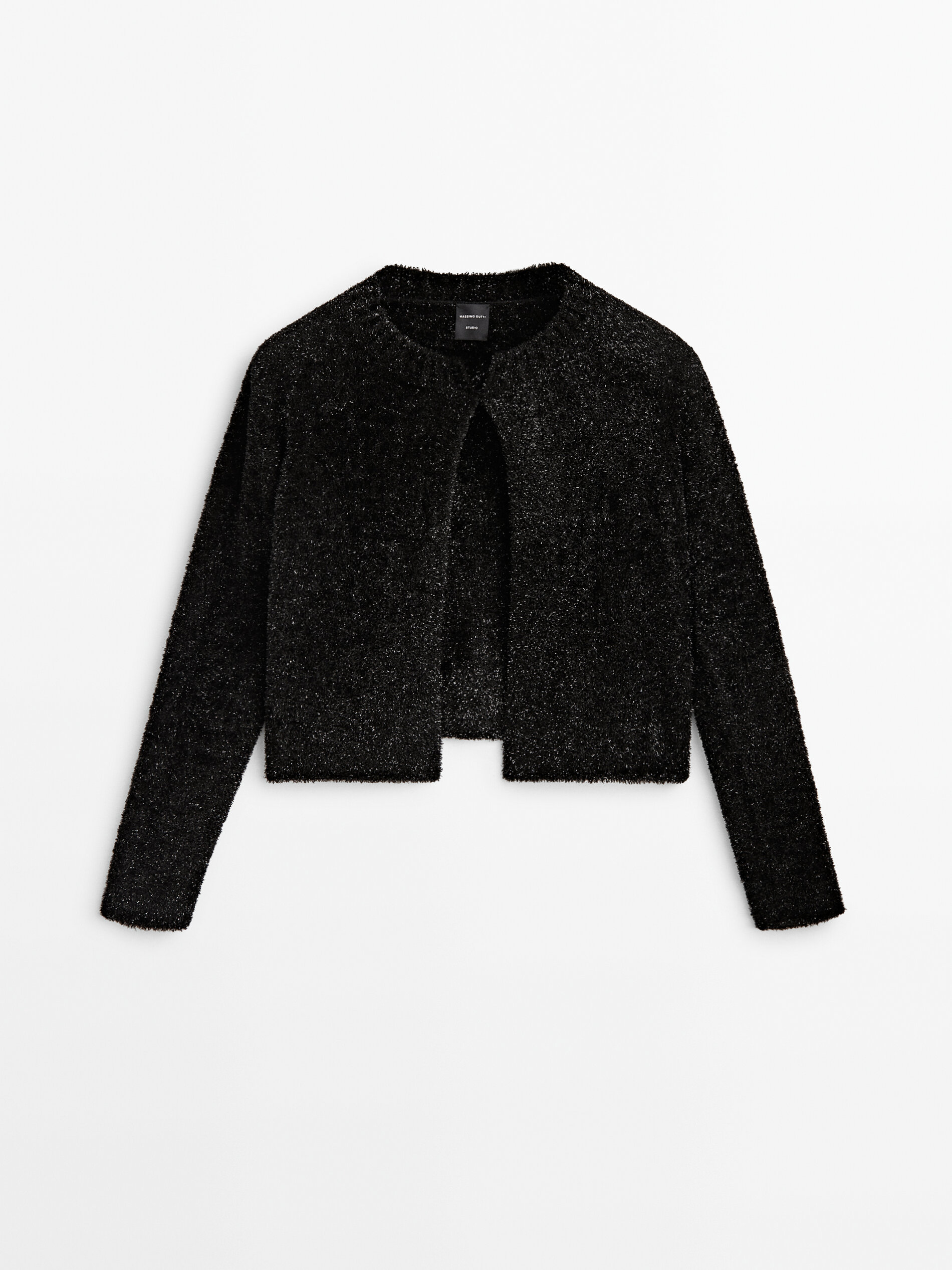

Кардиган женский Massimo Dutti 09201953800 черный S, 09201953800