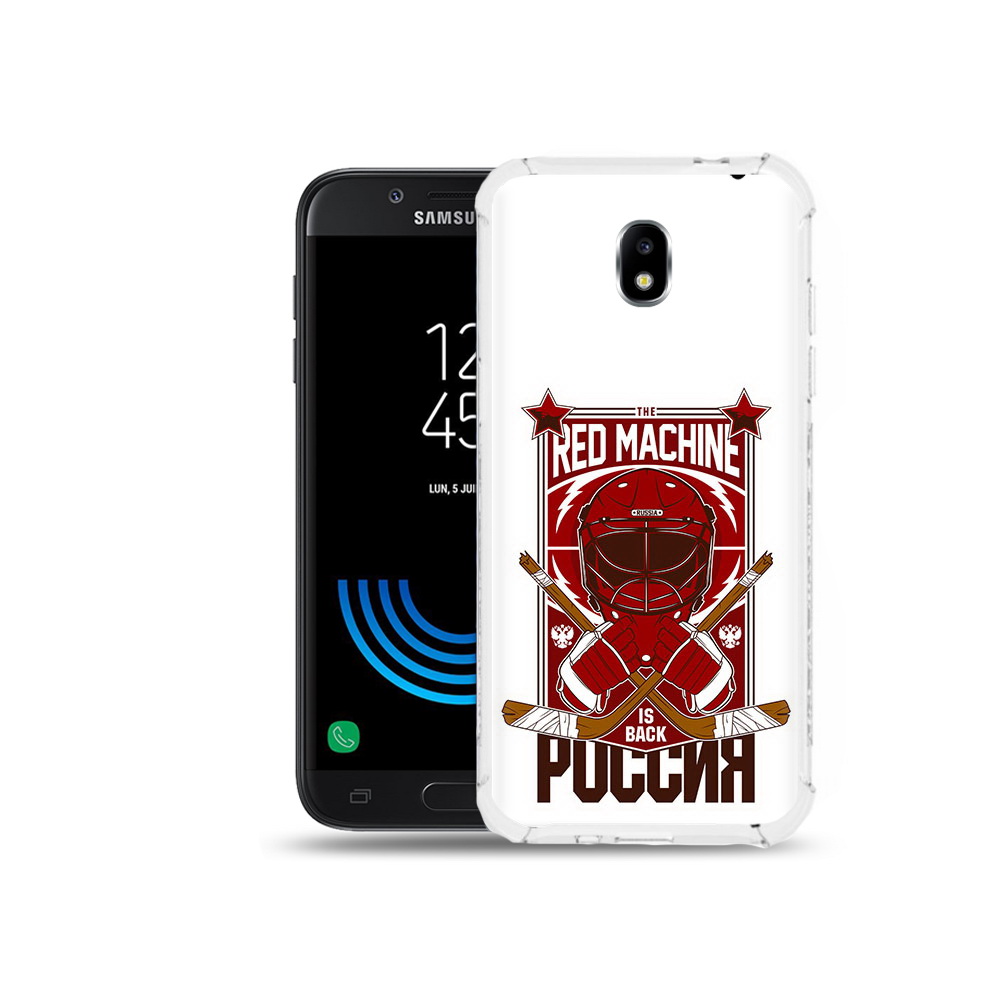 

Чехол MyPads Tocco для Samsung Galaxy J5 (2017) хоккей россия, Прозрачный, Tocco