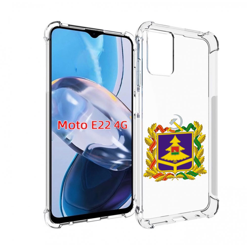 

Чехол MyPads герб-брянскои-области для Motorola Moto E22 4G / E22i 4G, Прозрачный, Tocco